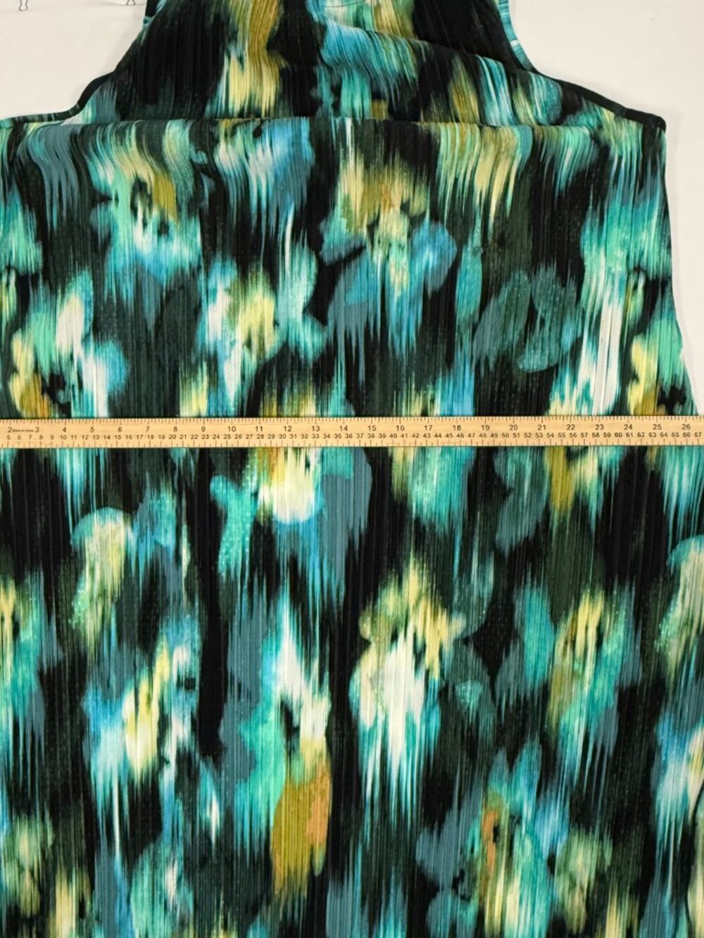 Sleeveless Future Collective Gabriella Karefa-Johnson Teal Plisse Midi Size XL - Picture 5 of 10